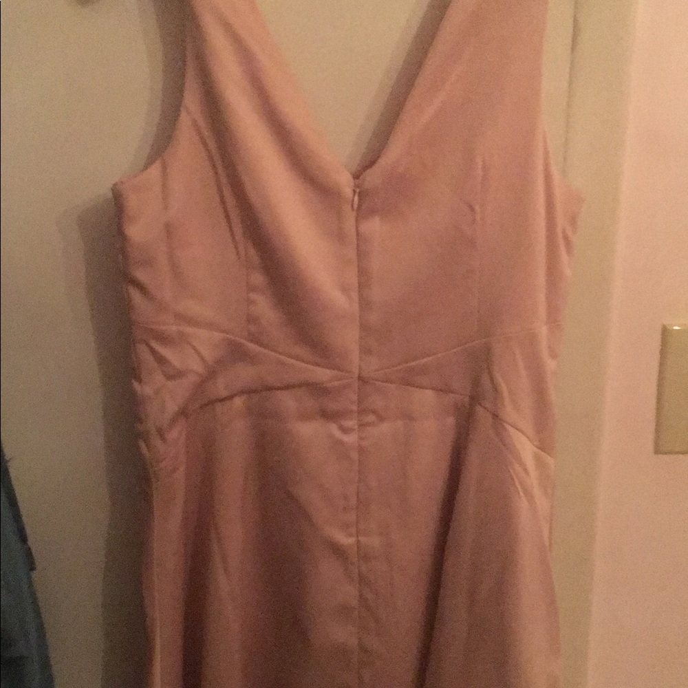 Satin Baby Pink Dress
